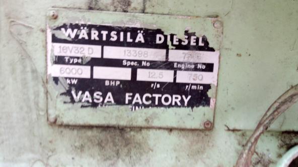 Двигатель Wartsila 9551