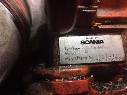 Двигатель Scania 9506