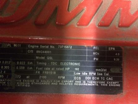 Двигатель Cummins 9501