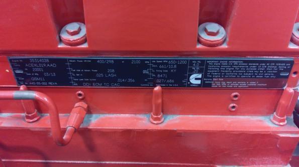 Двигатель Cummins 9501